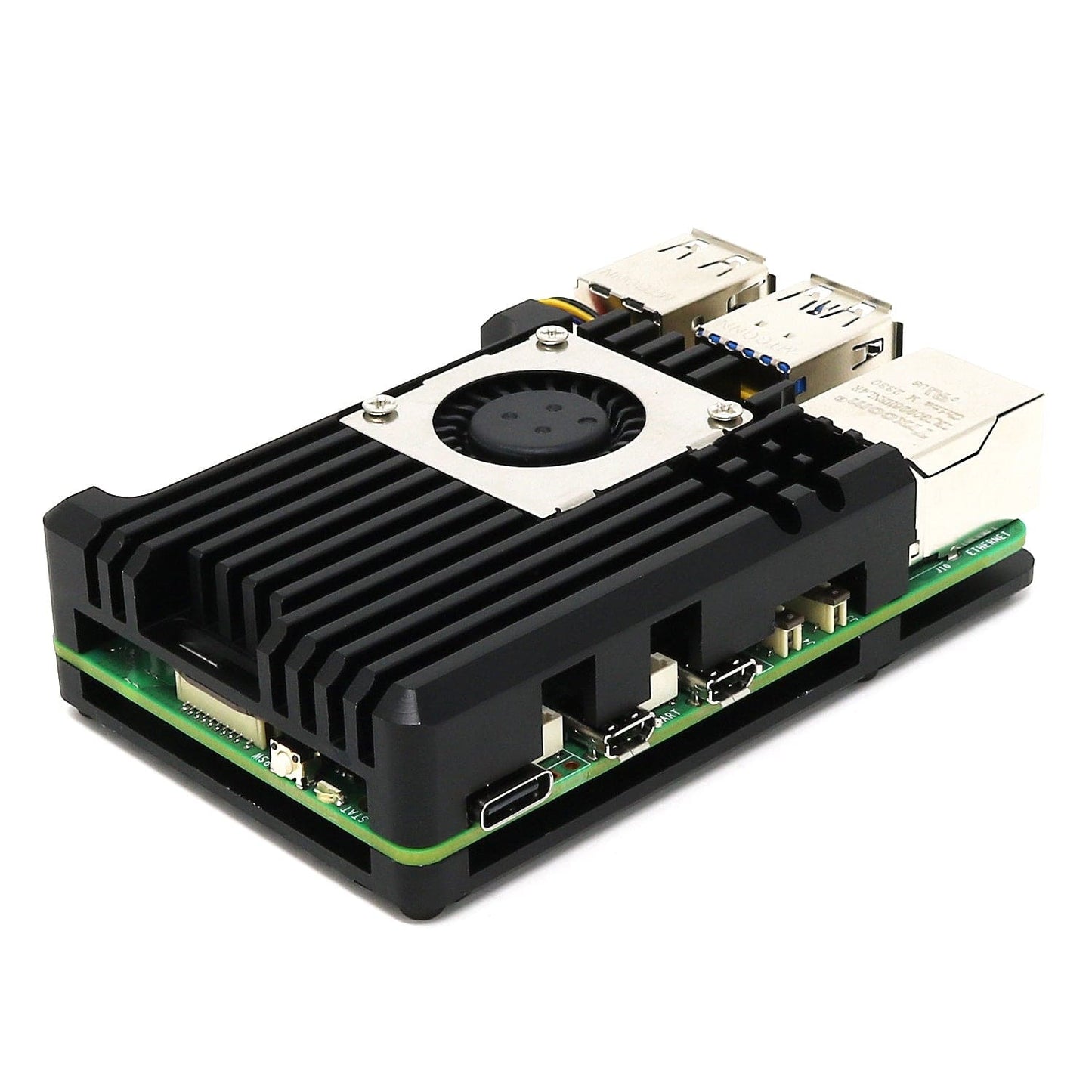 Aluminium Armour Blower Fan Heatsink Case for Raspberry Pi 5