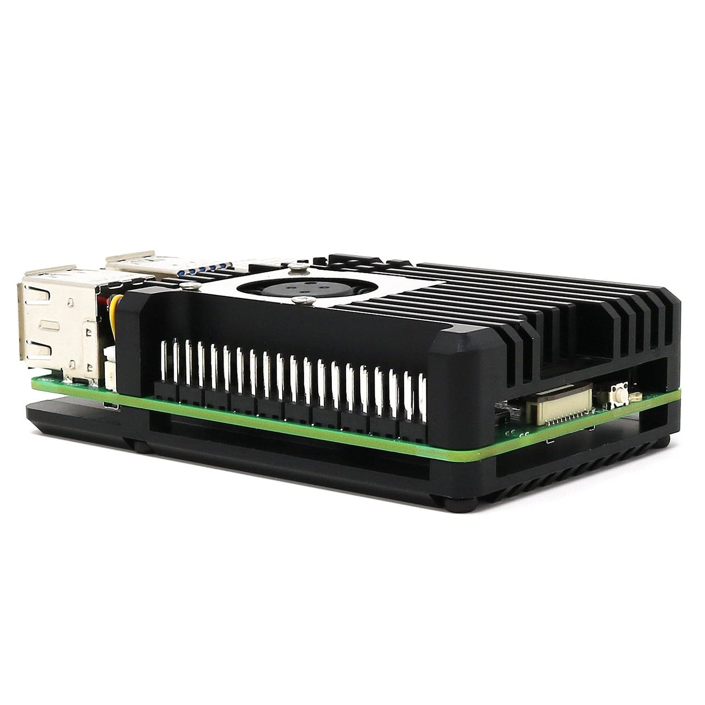 Aluminium Armour Blower Fan Heatsink Case for Raspberry Pi 5