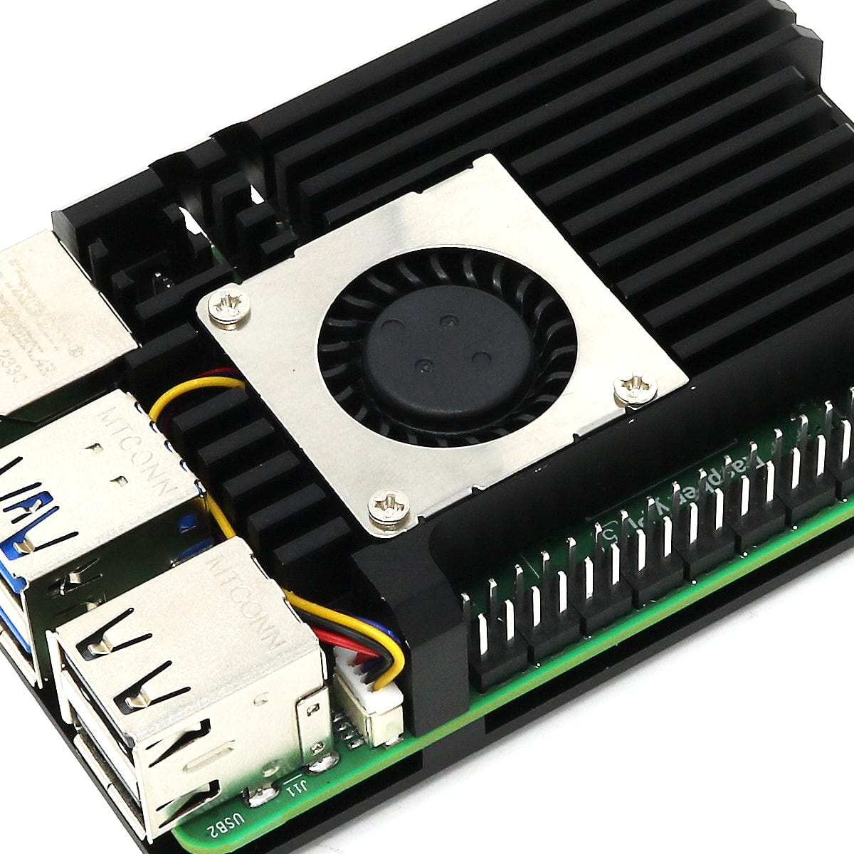 Aluminium Armour Blower Fan Heatsink Case for Raspberry Pi 5