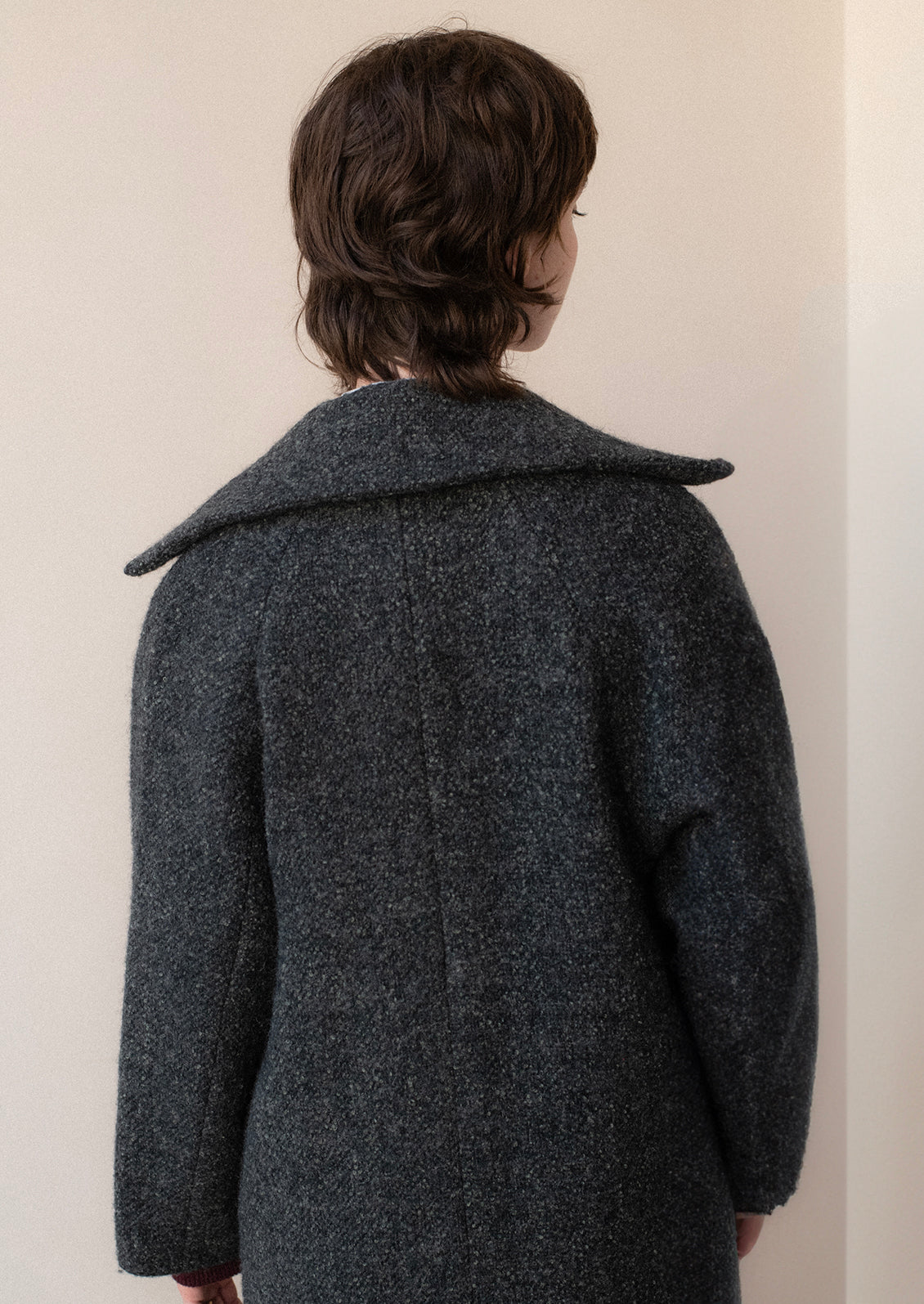 Wool Melange Oversized Coat