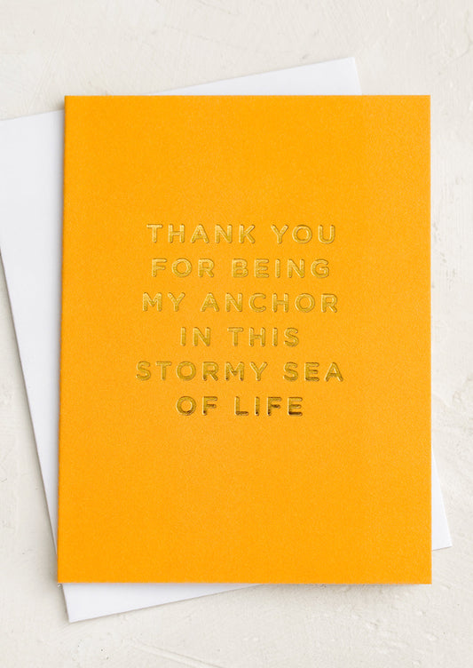 Thanks For Being My Anchor Card