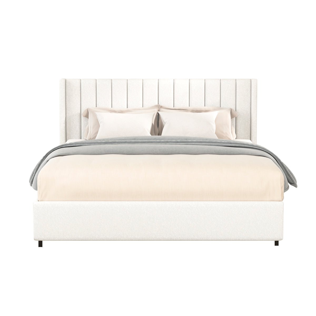Anda Queen Size Ivory Boucle