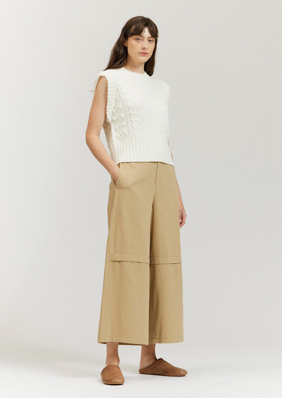 Andersen Knee Pleat Pant