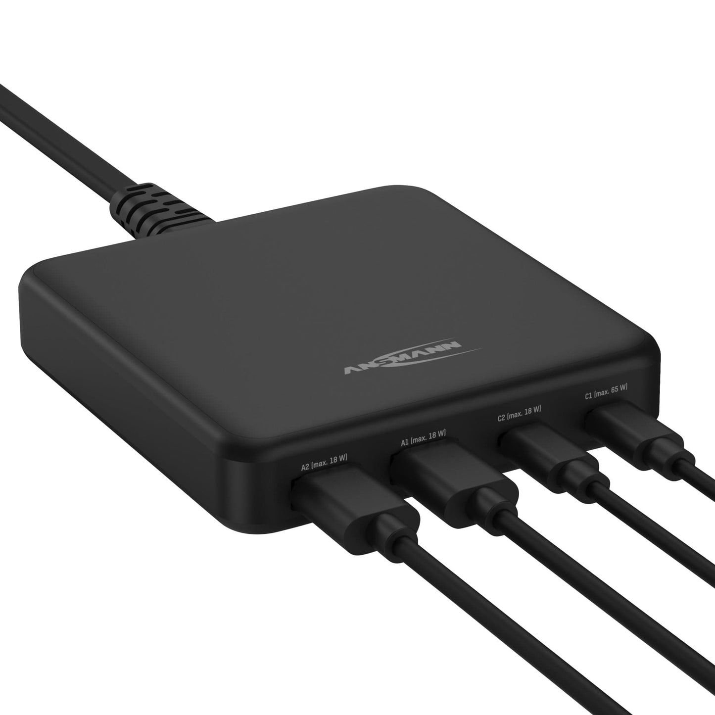 ANSMANN 4-port USB Desktop Charger with Power Delivery - 3.25A / 65W