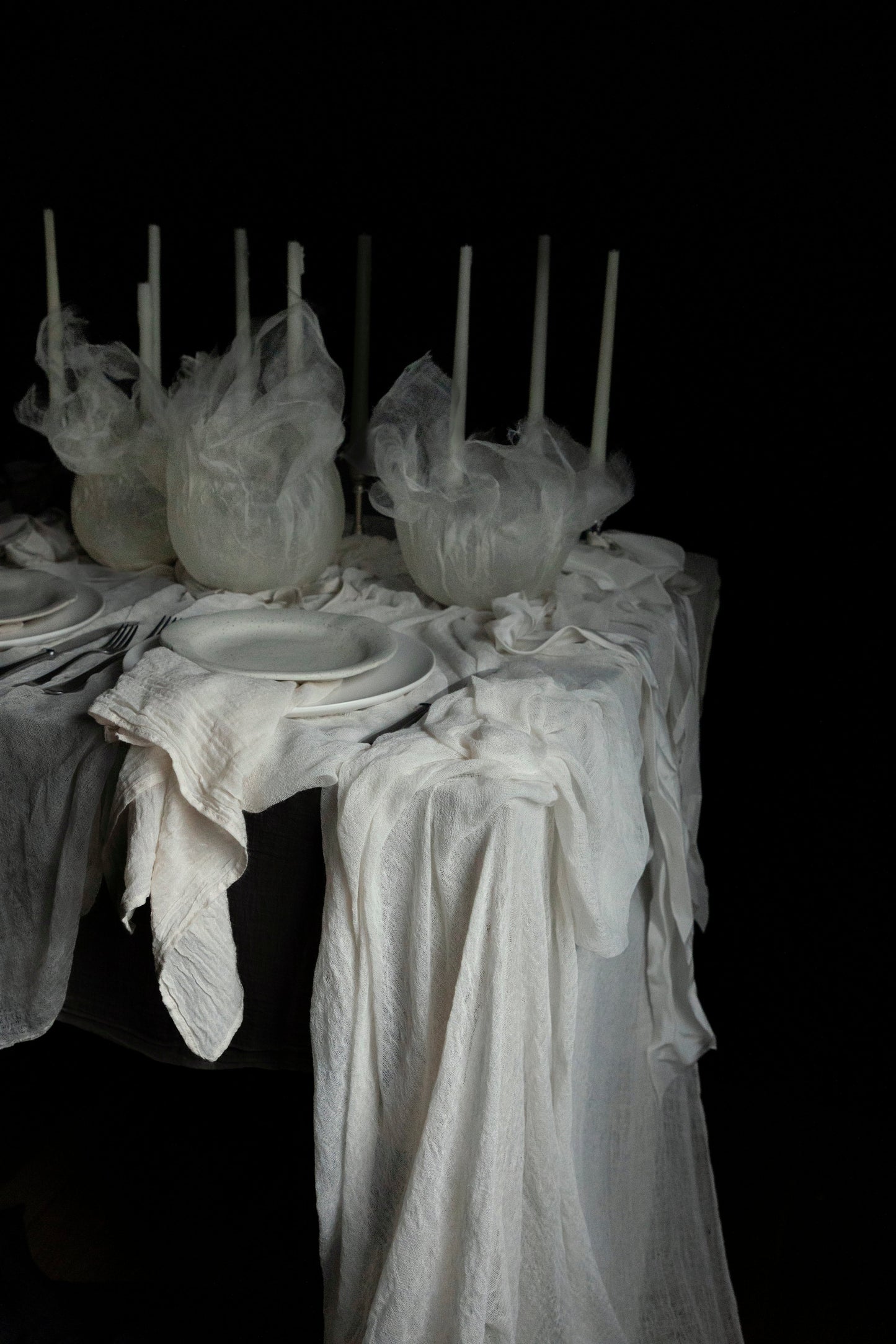 Antique White Napkins / Finished Edge {Tight Weave}