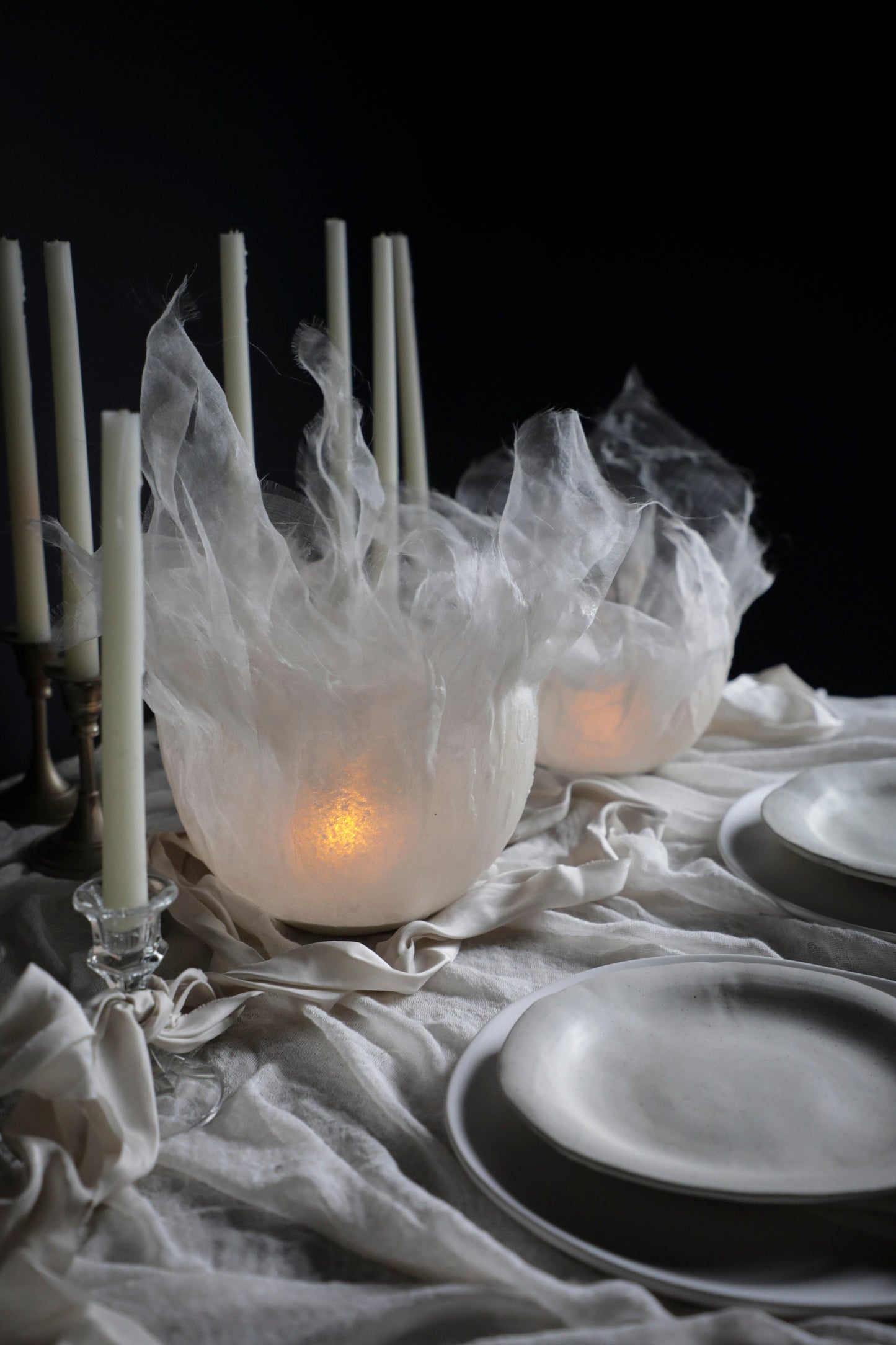 Natural White Peace Silk {Organza Silk Fabric}