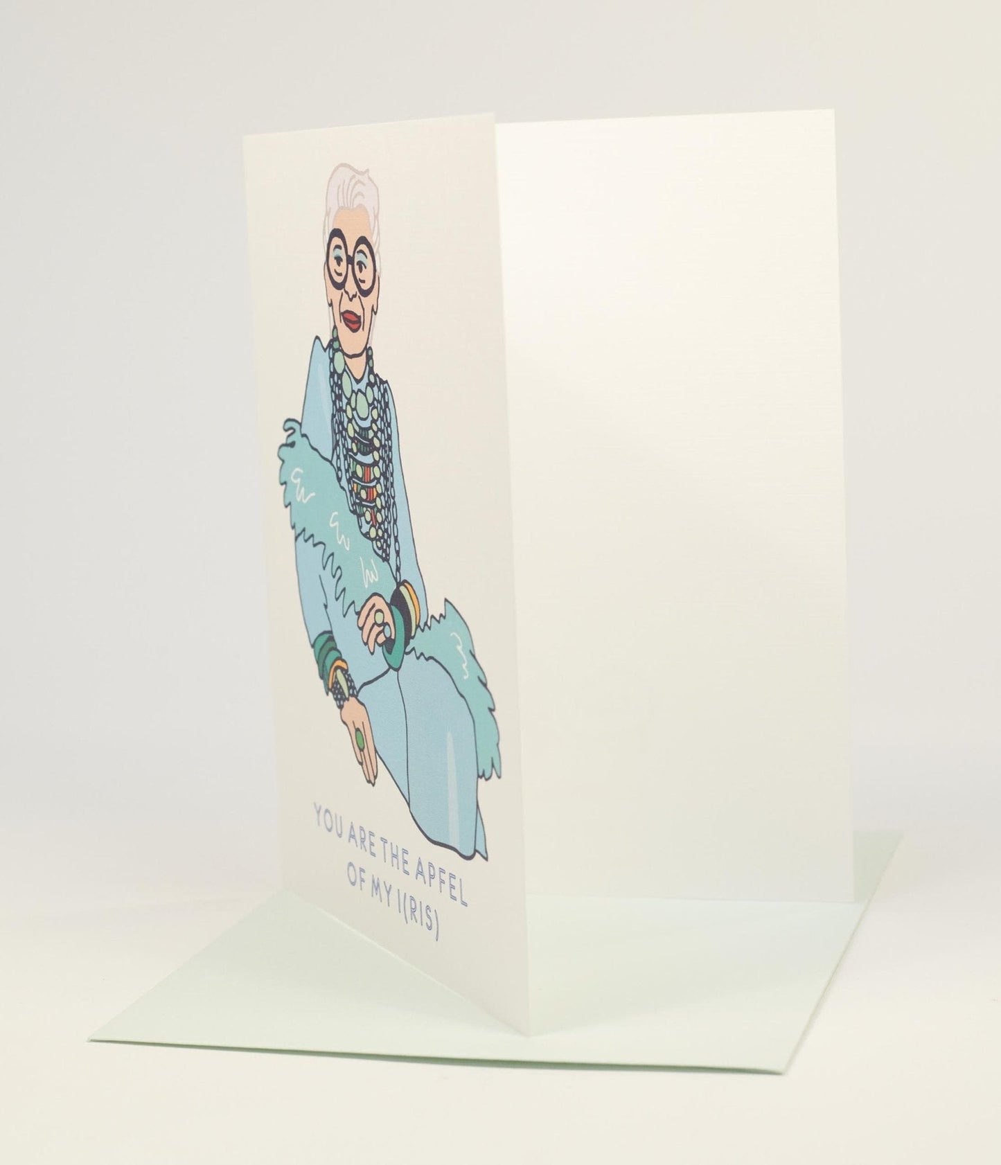 Apfel Of My Iris Greeting Card