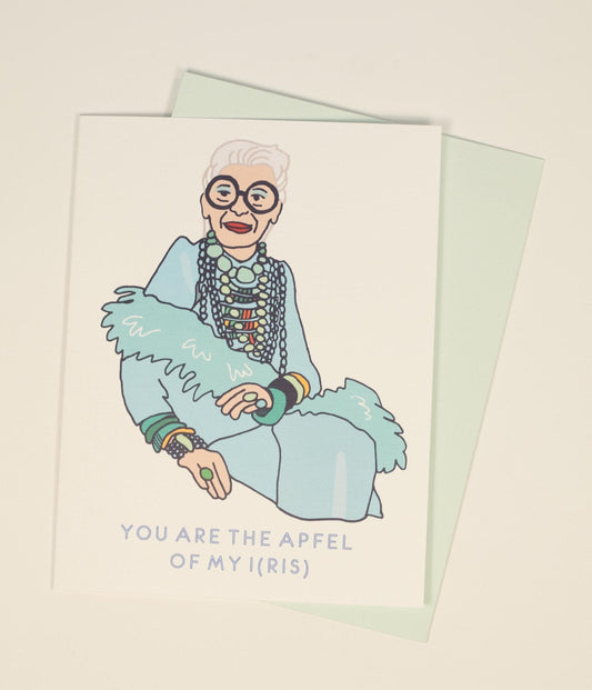 Apfel Of My Iris Greeting Card