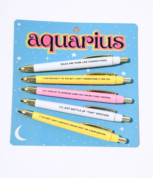 Aquarius Pen Set