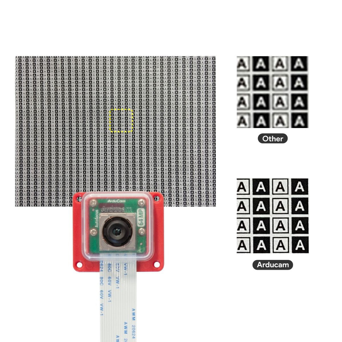Arducam OwlSight - 64MP OV64A40 Autofocus Camera for Raspberry Pi