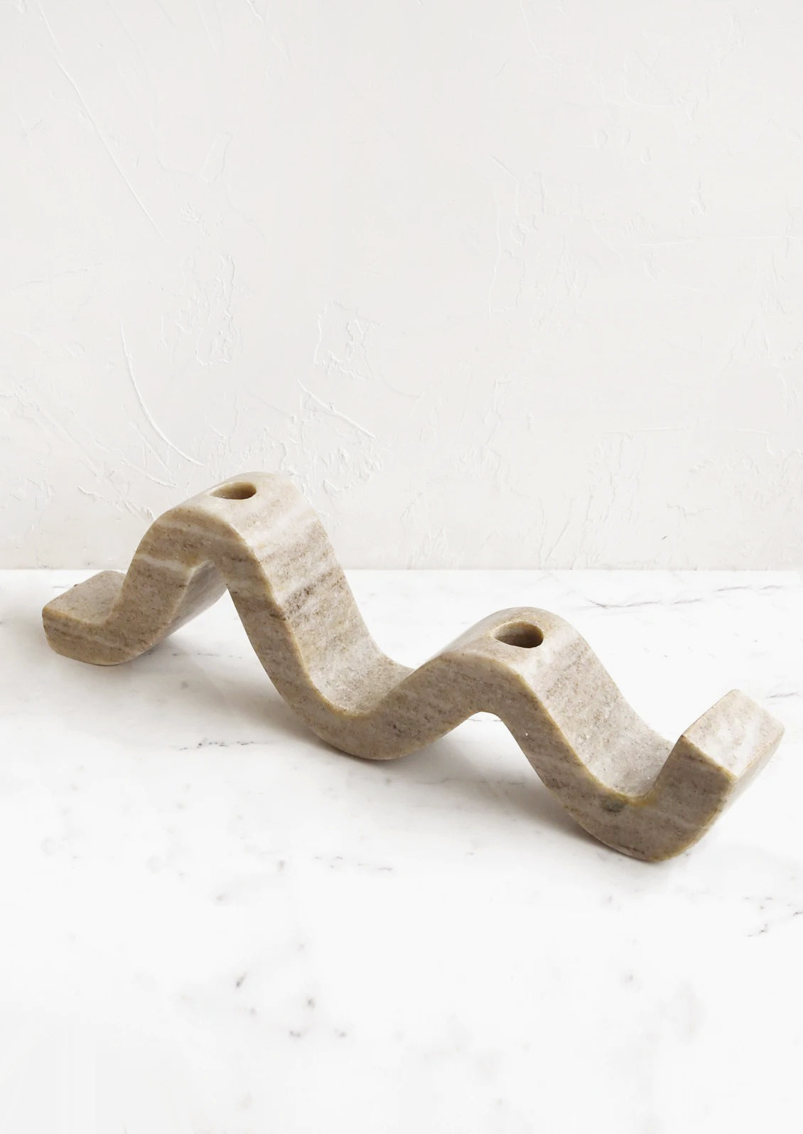 Ariela Marble Taper Holder