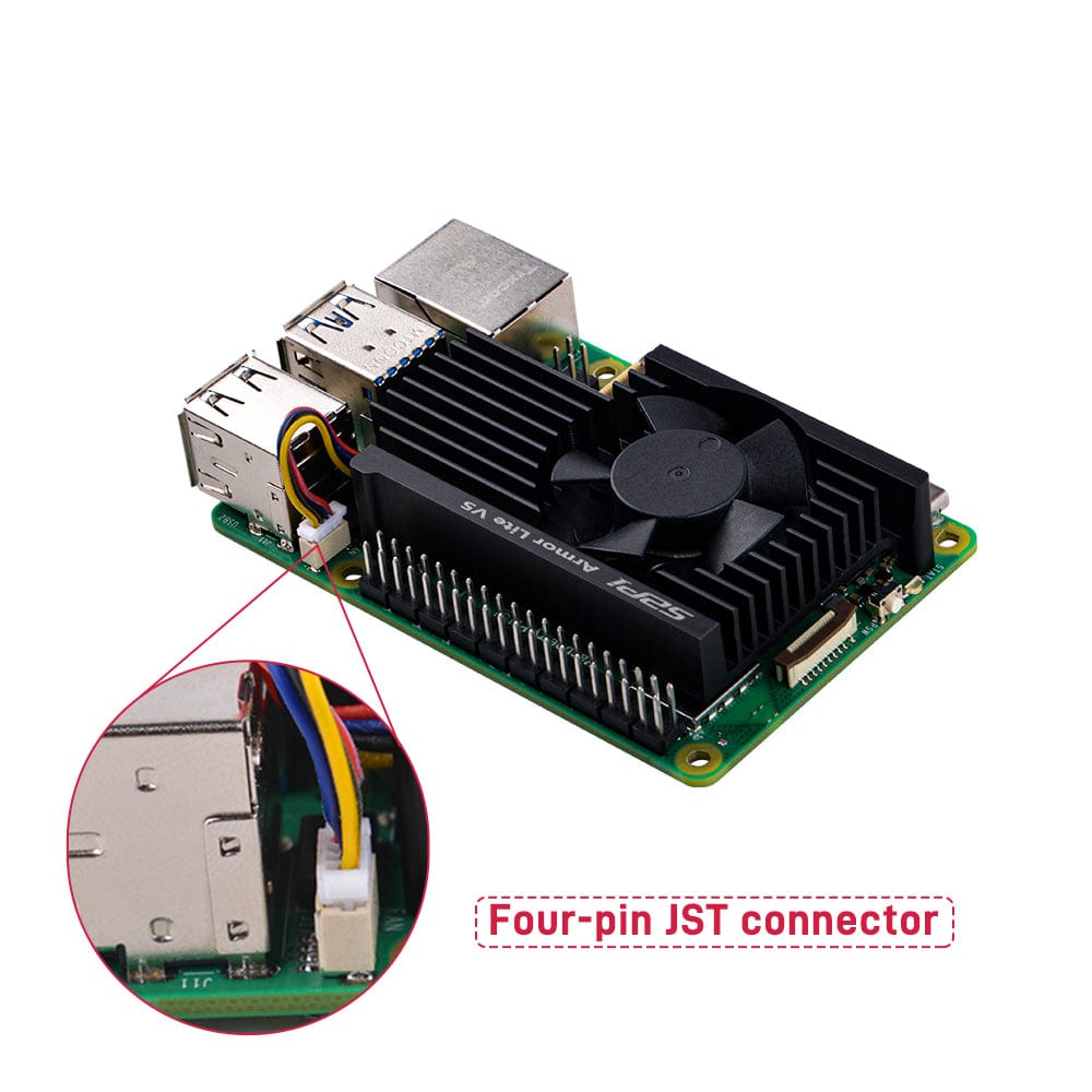 Armour Lite V5 Heatsink for Raspberry Pi 5