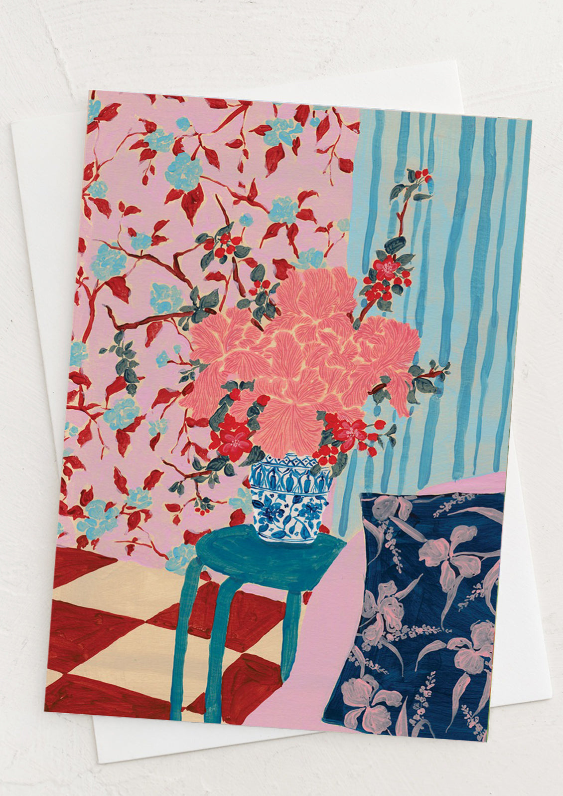 Artful Bouquet Blank Card