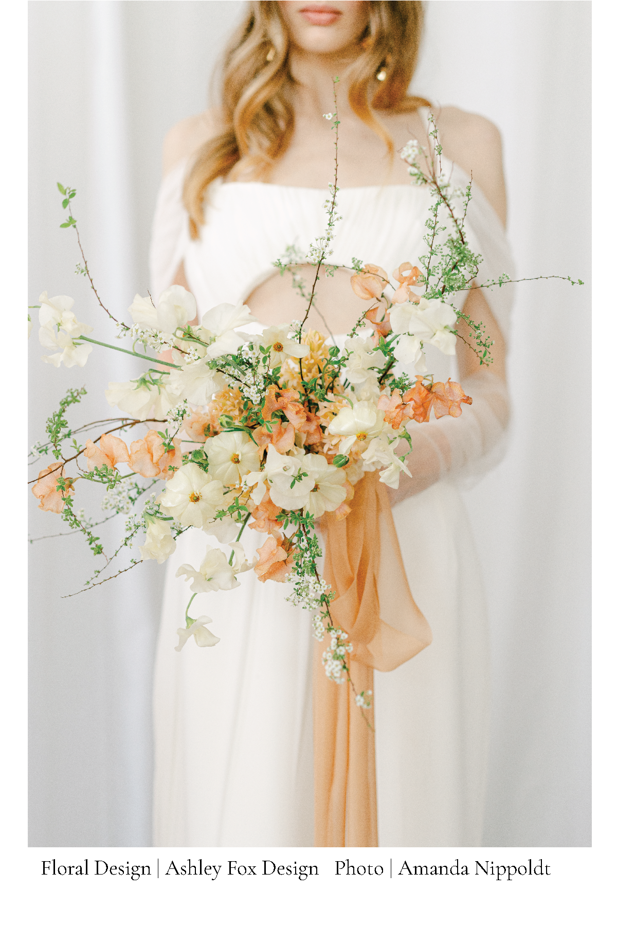Peach Fuzz {Sheer} Silk Ribbon