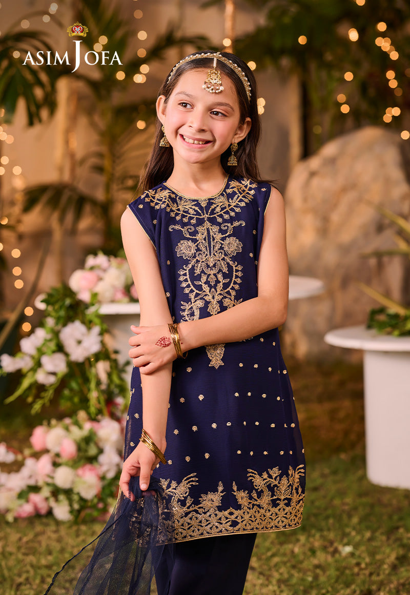 AJLK-03 EMBROIDERED POLY CHIFFON 3 PCS