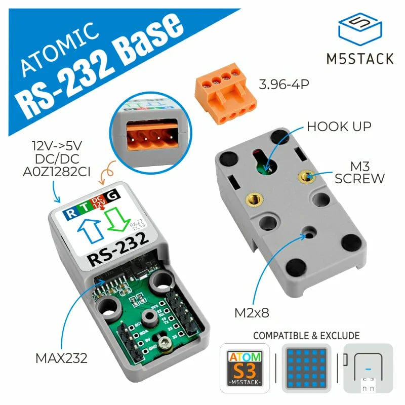 ATOMIC RS232 Base without Atom lite