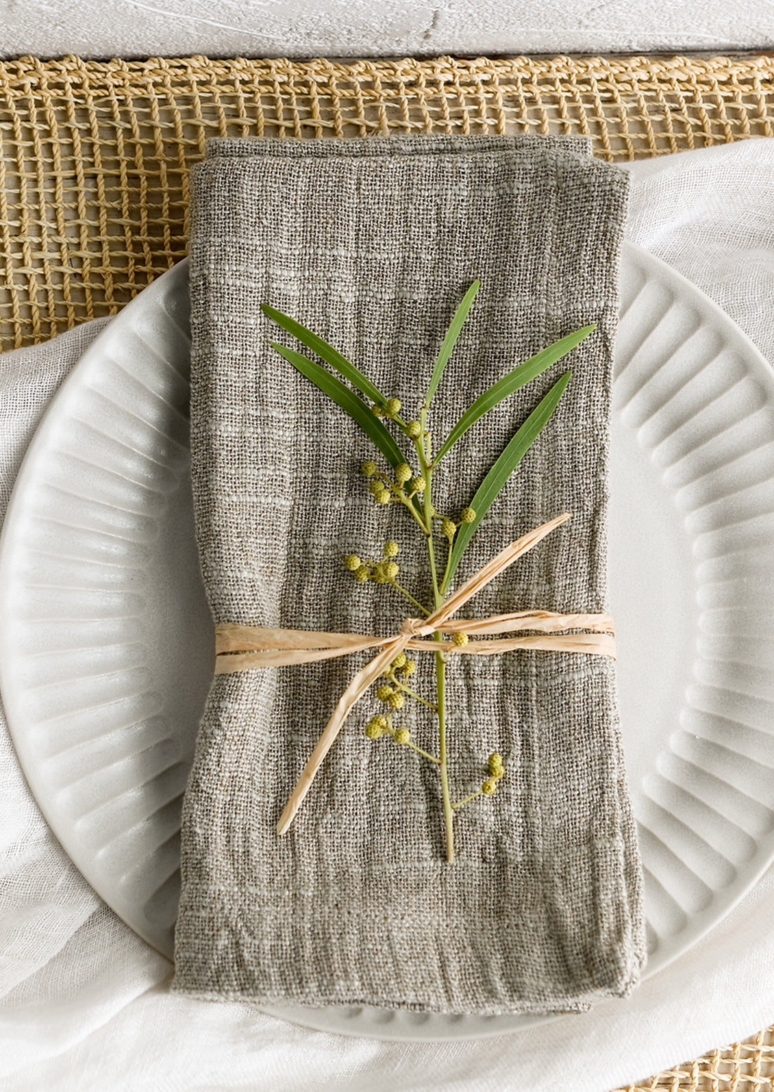 Avalon Linen-Cotton Napkin Set