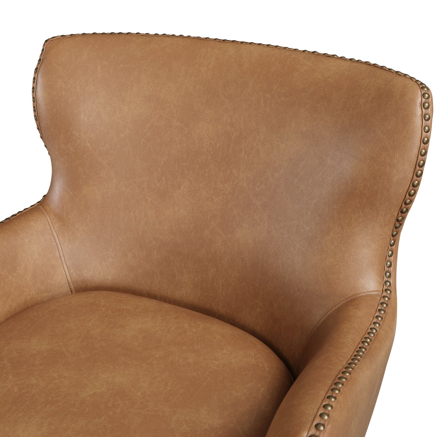 Erythrite Upholstered Accent Chair with Nailhead Trim and Removable Cushion