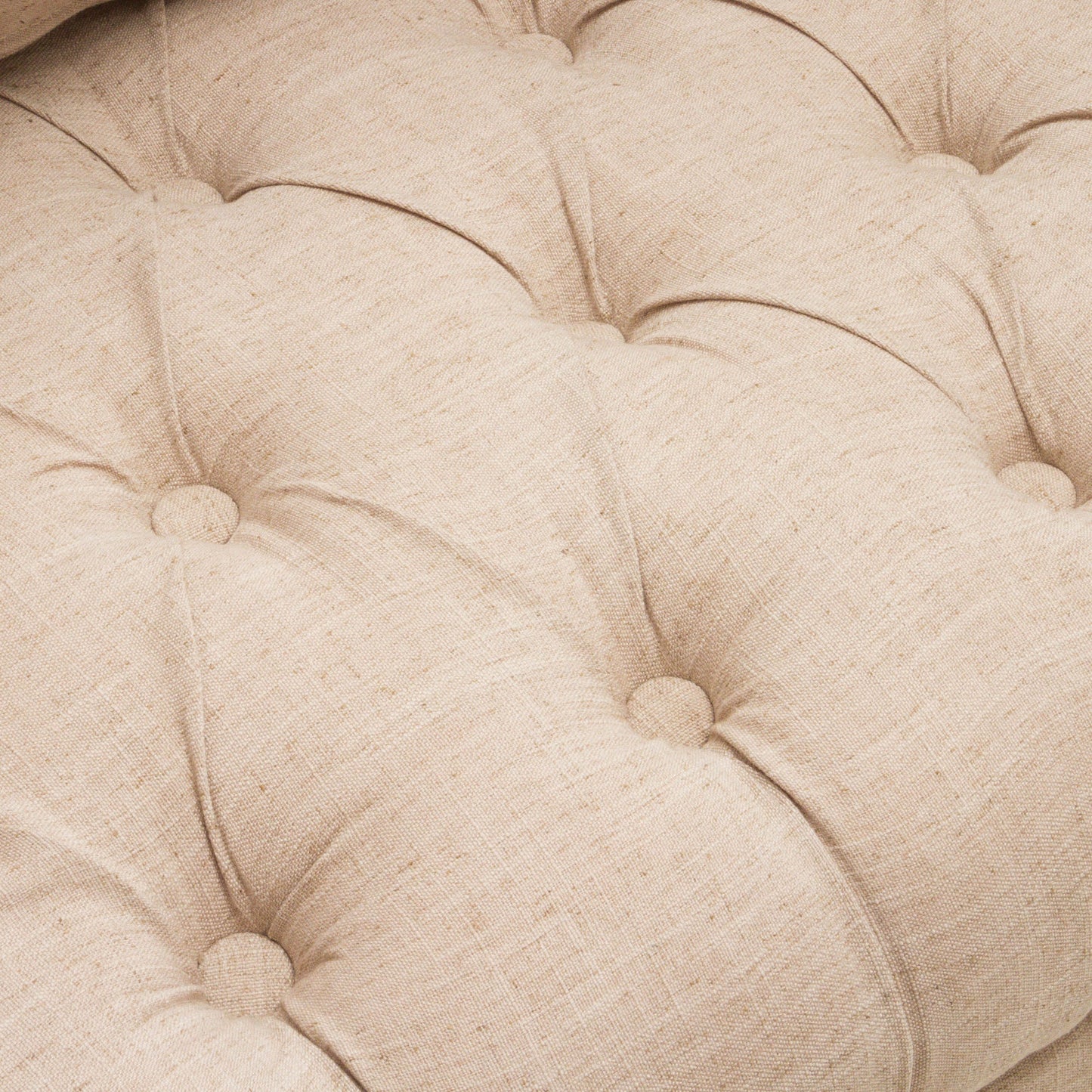 Button Tufted Accent Chair with Decorative Pillow
