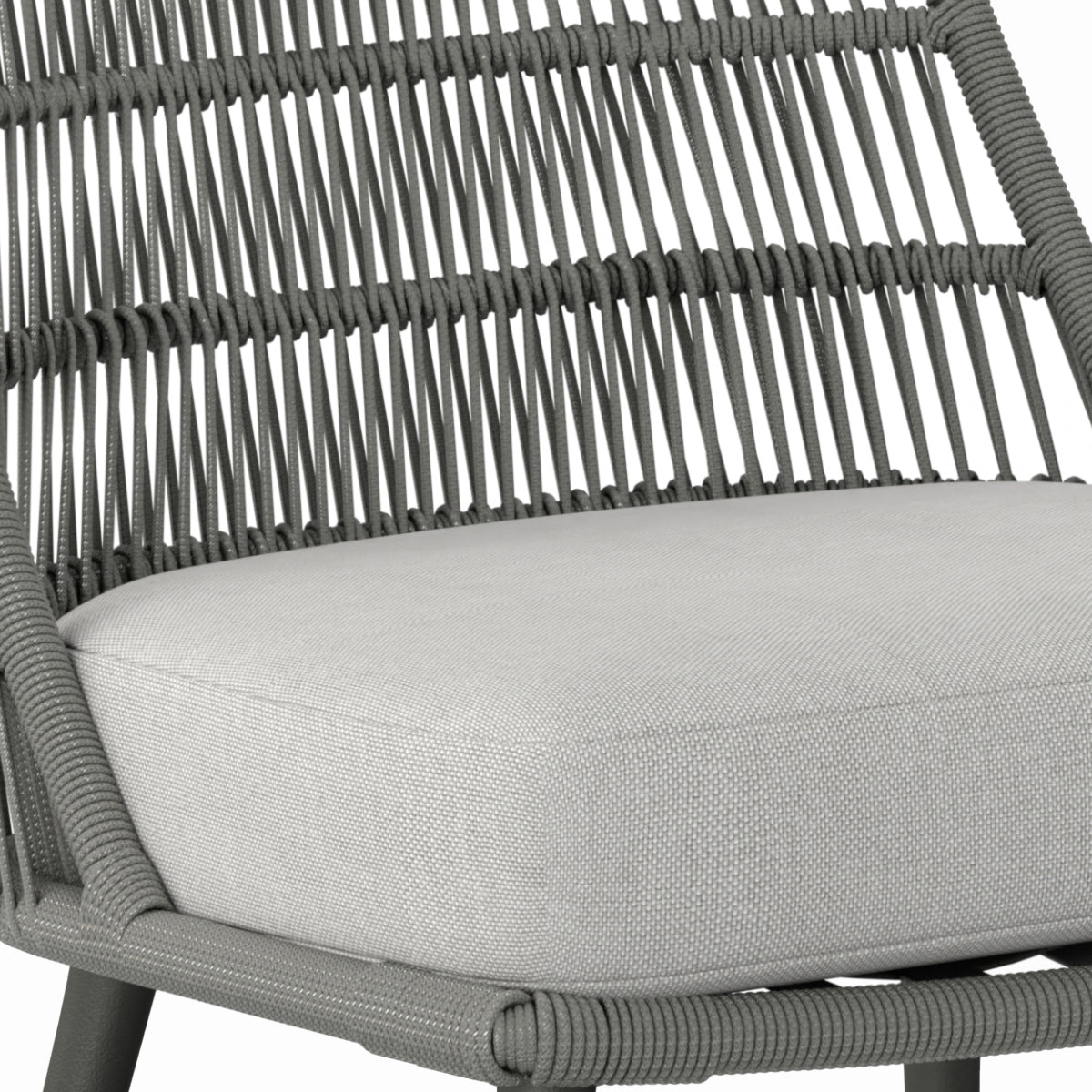 Outdoor Dining Chair with Curved Back, Set of 2