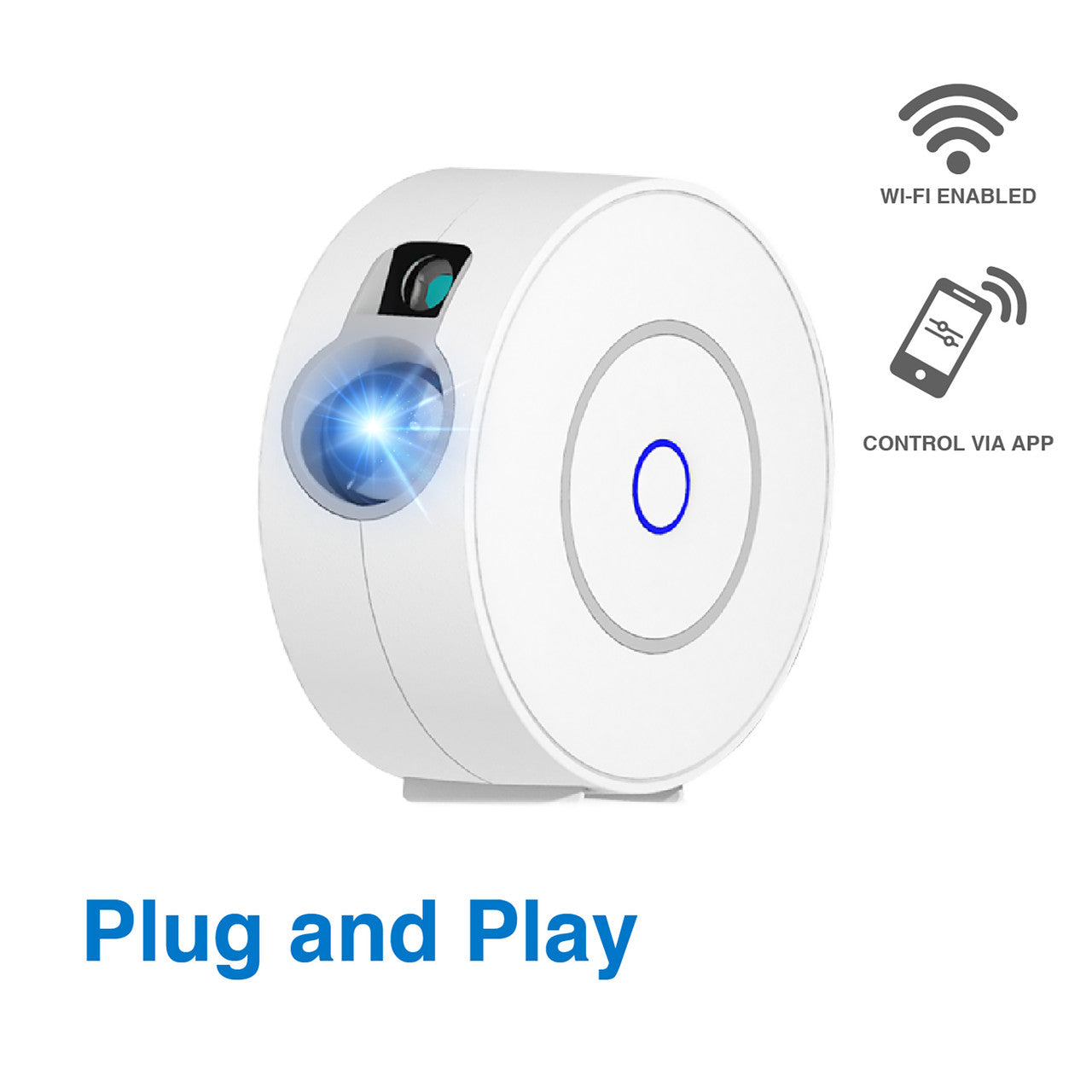 Laser Starlight Projector - Wi-Fi/App Controlled (White)
