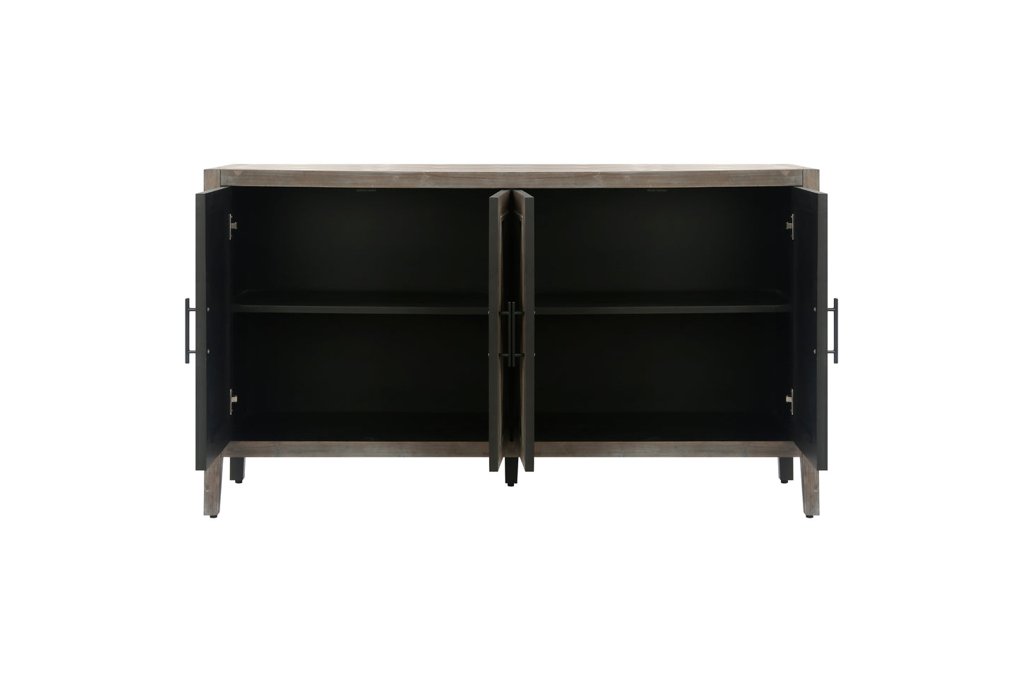 Arcanine 60" Sideboard with 4 Doors and Adjustable Shelves
