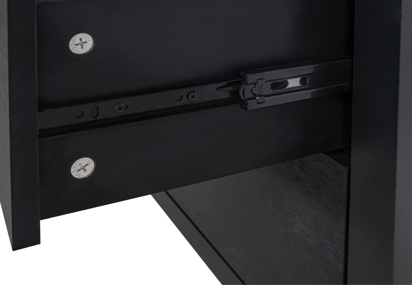 Abundanz 3-Drawer Dresser with Hollow Pattern and Metal Handle