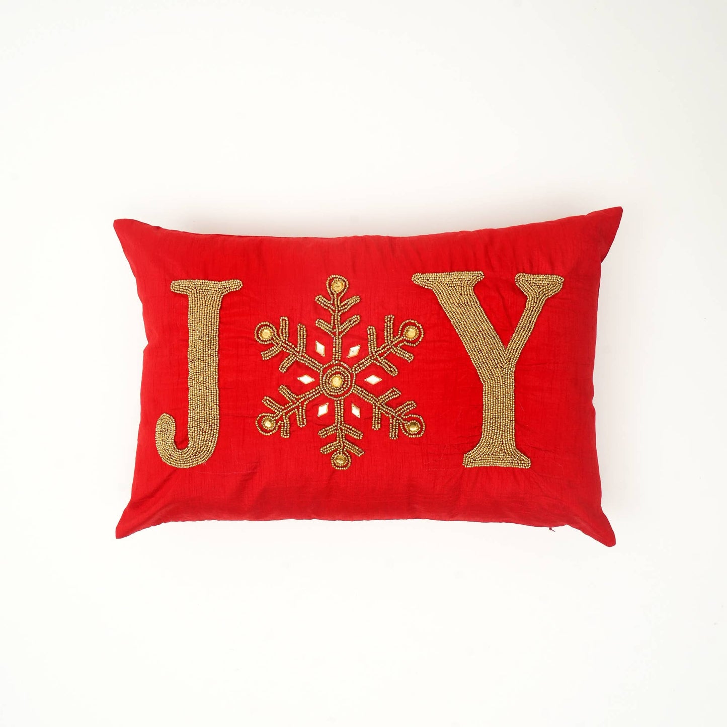 Joy Beaded Lumbar Pillow
