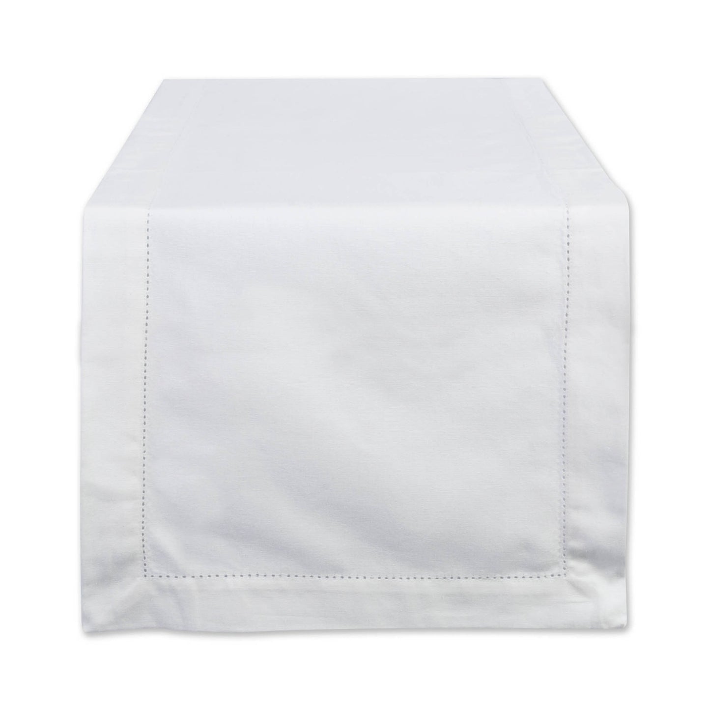 Off-White Hemstitch Table Runner 14X108