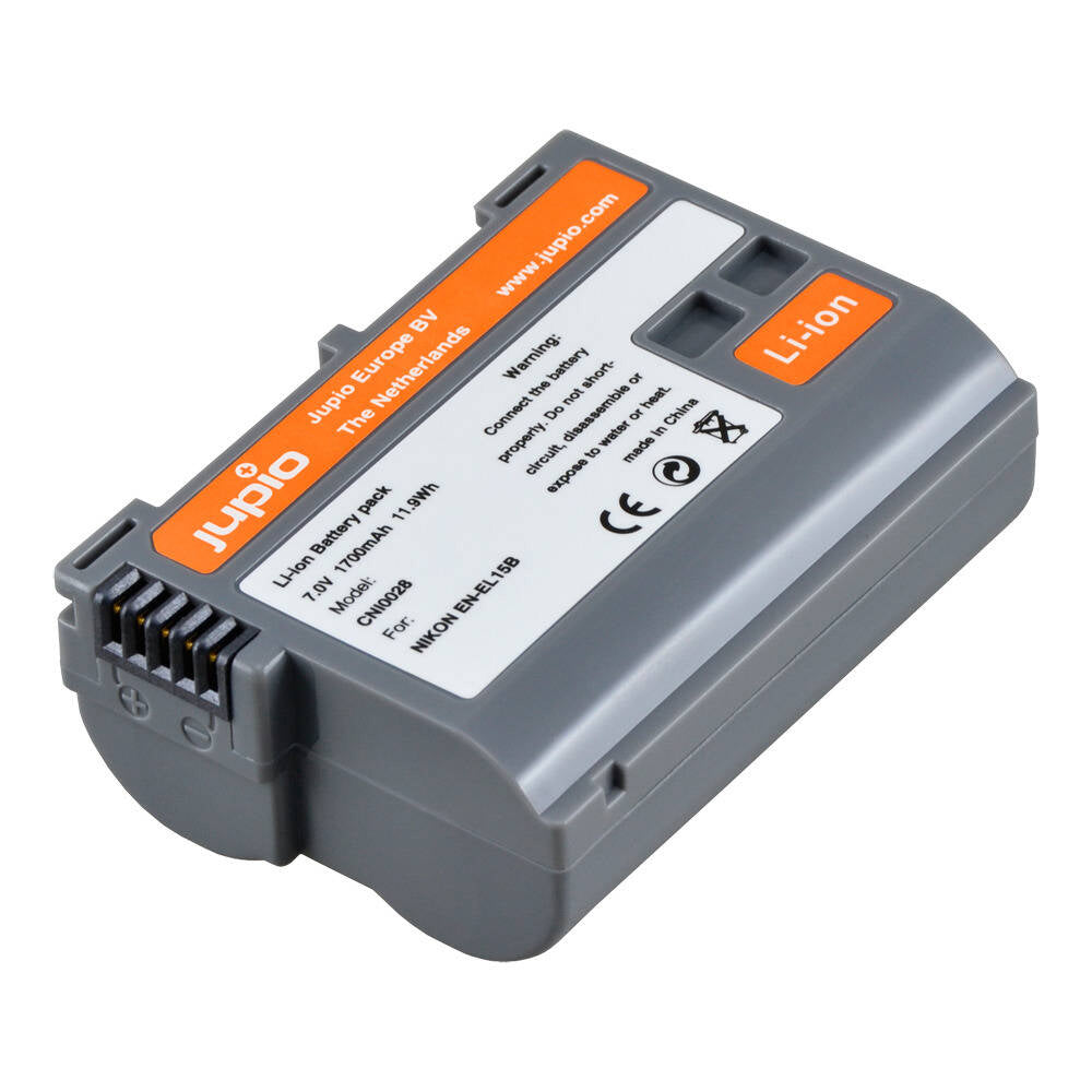 Jupio Li-Ion 7.0V 1700mAh Rechargeable Battery For Nikon EN-EL15B Camera