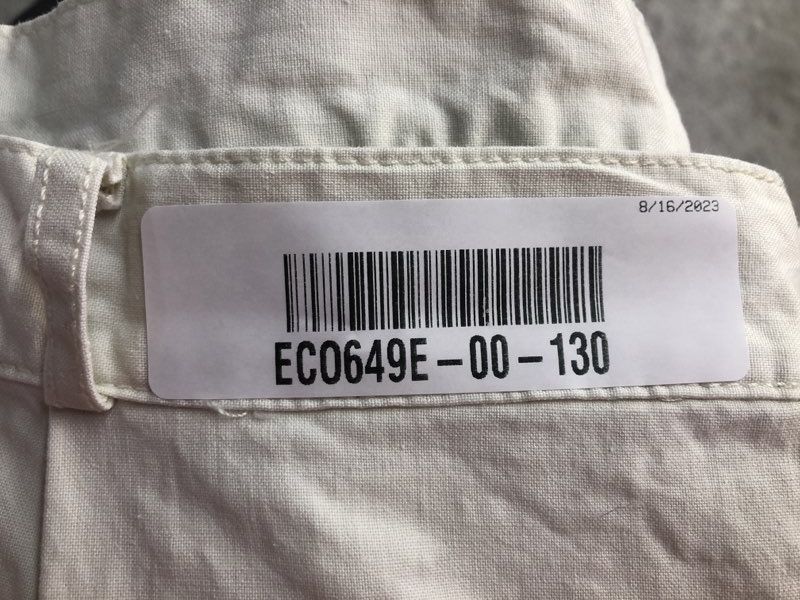 L.L. Bean Short Men White 46 100% Cotton Tropic Weights Chino Shorts Lightweight