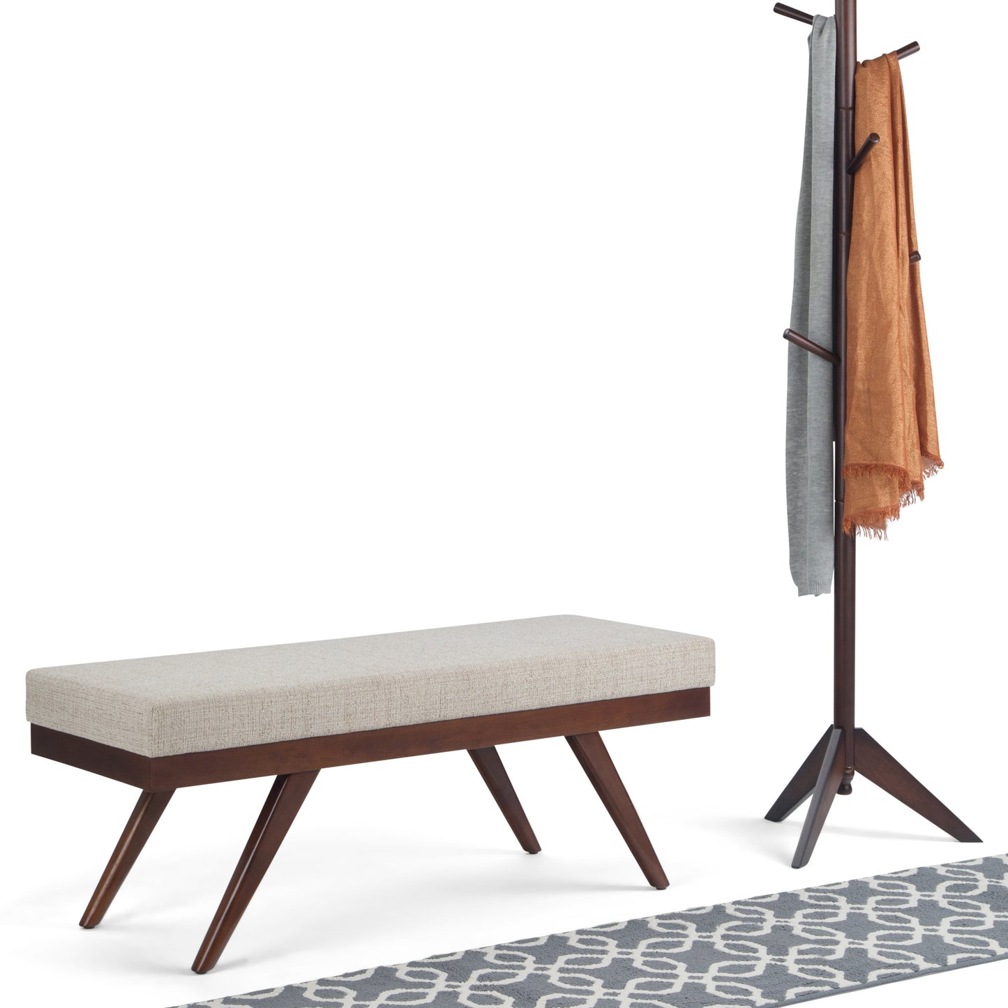 Vista Ottoman Bench with Cushion Top