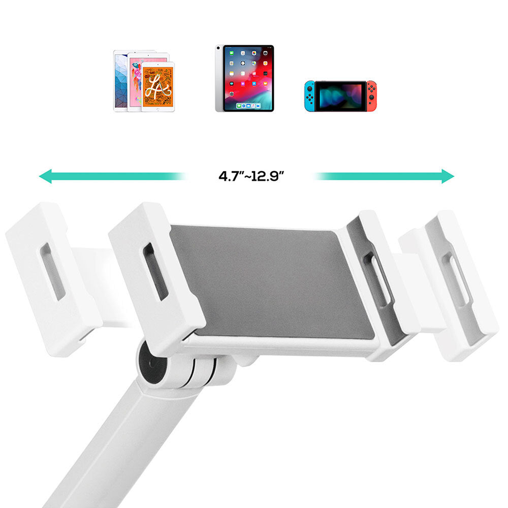 Activiva Universal iPad & Tablet Tabletop Stand (4.7-12.9") White