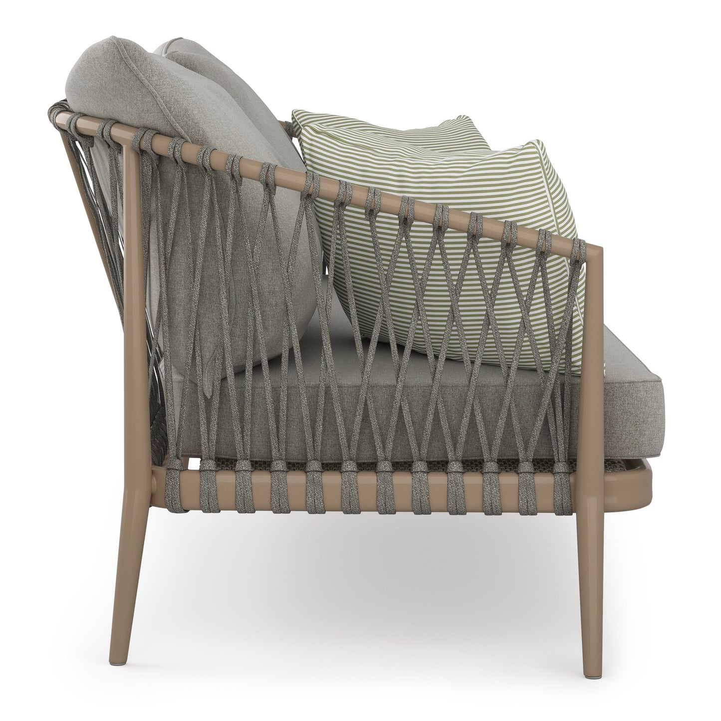 Outdoor Sofa with Aluminum Frame