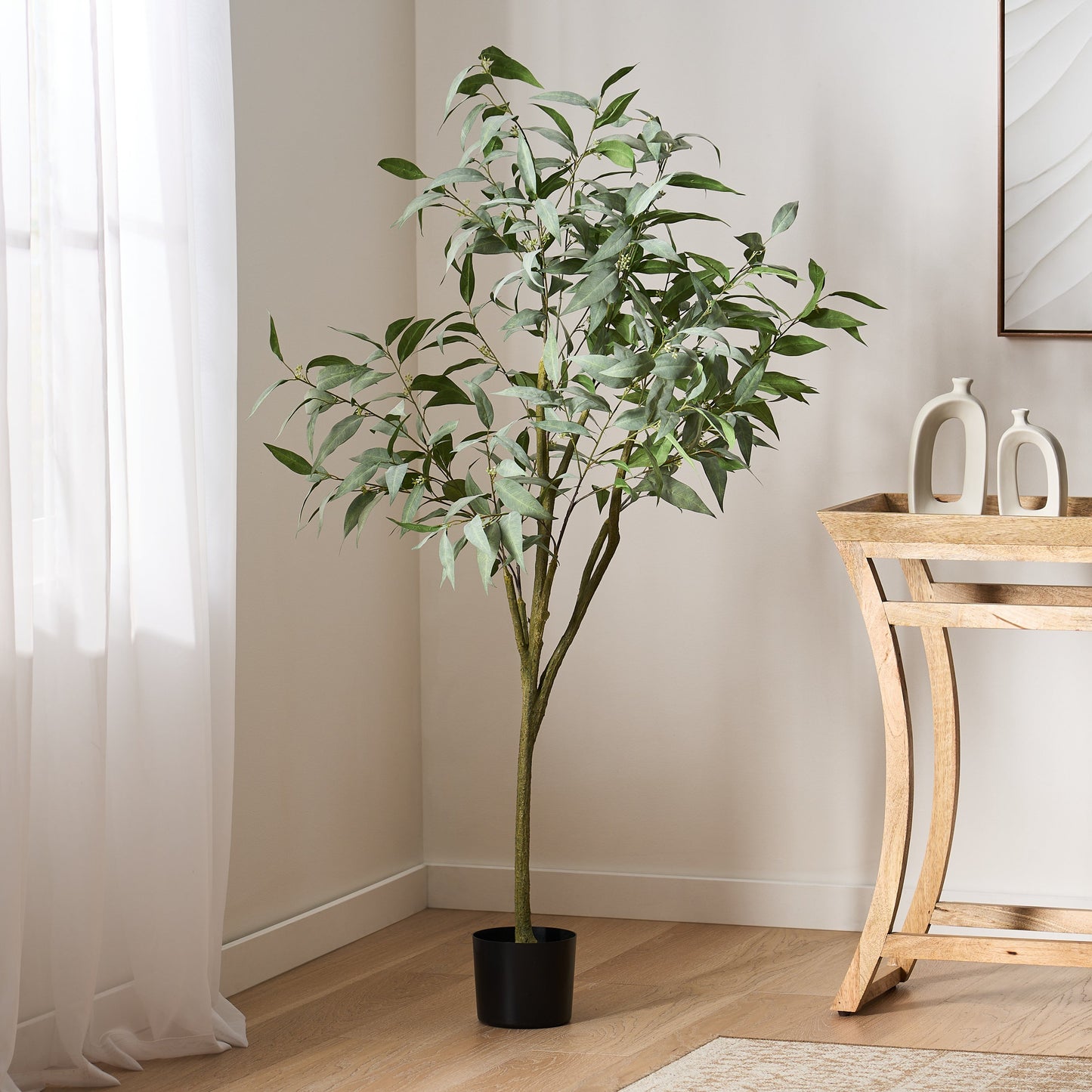 Versatile Artificial Eucalyptus Leaves Bonsai