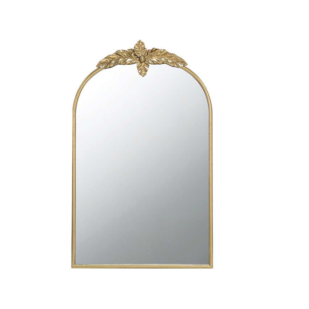 Wonderer Arched Wall Mirror with Metal Frame