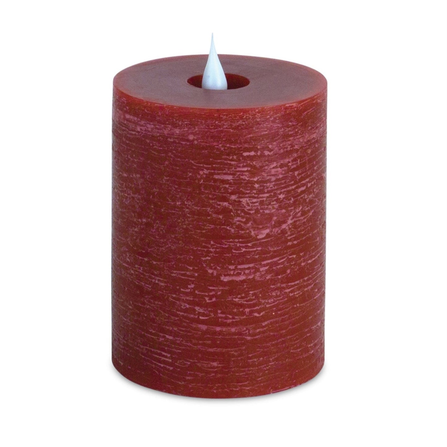 Red Simplux Designer Led Candle with Remote, Set of 2