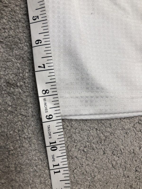 Nike Shorts Mens Large White Bermuda Activewear Running Sports Swoosh Logo