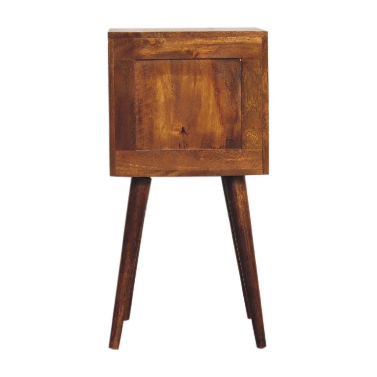 Bedside with 2 Drawers and Tapered Legs