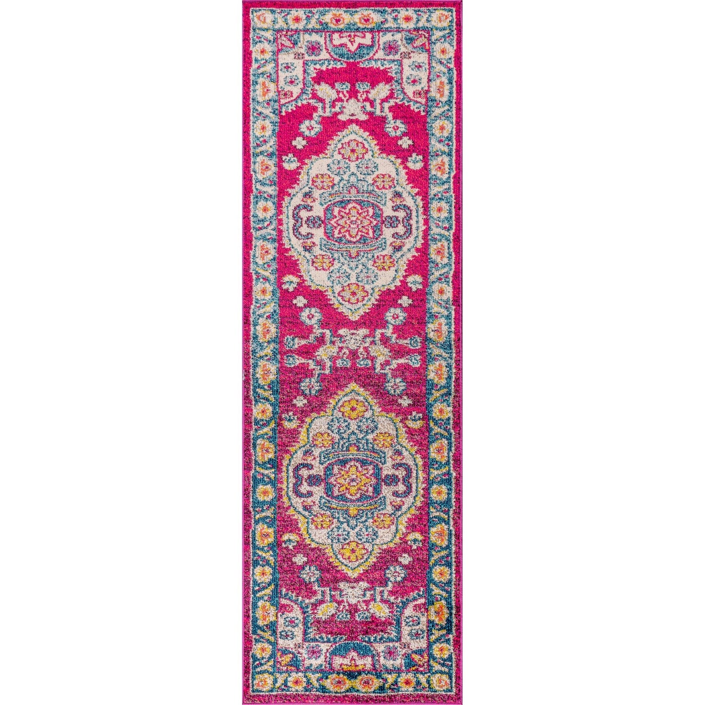 Bohemian FLAIR Boho Vintage Medallion Area Rug