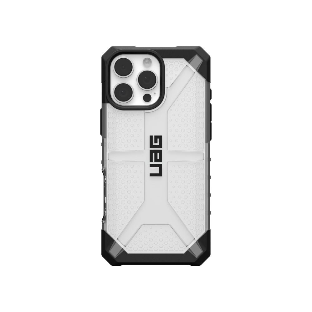 URBAN ARMOR GEAR Plasma Case for iPhone 16 Pro Max - Drop-Resistant, Wireless Charging (Clear)