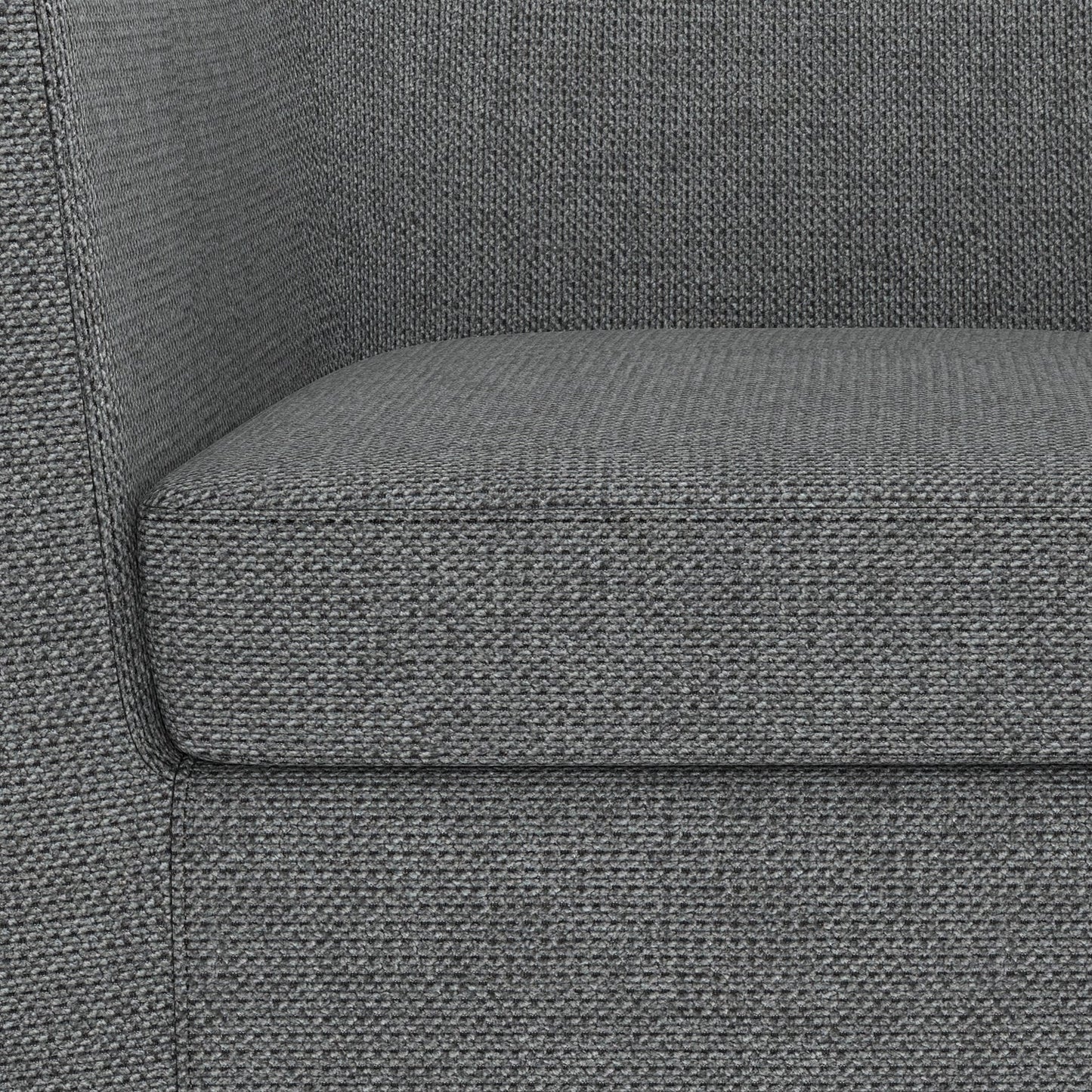 Inspiration Upholstered Armchair with Curved Back and Removable Seat Cushion