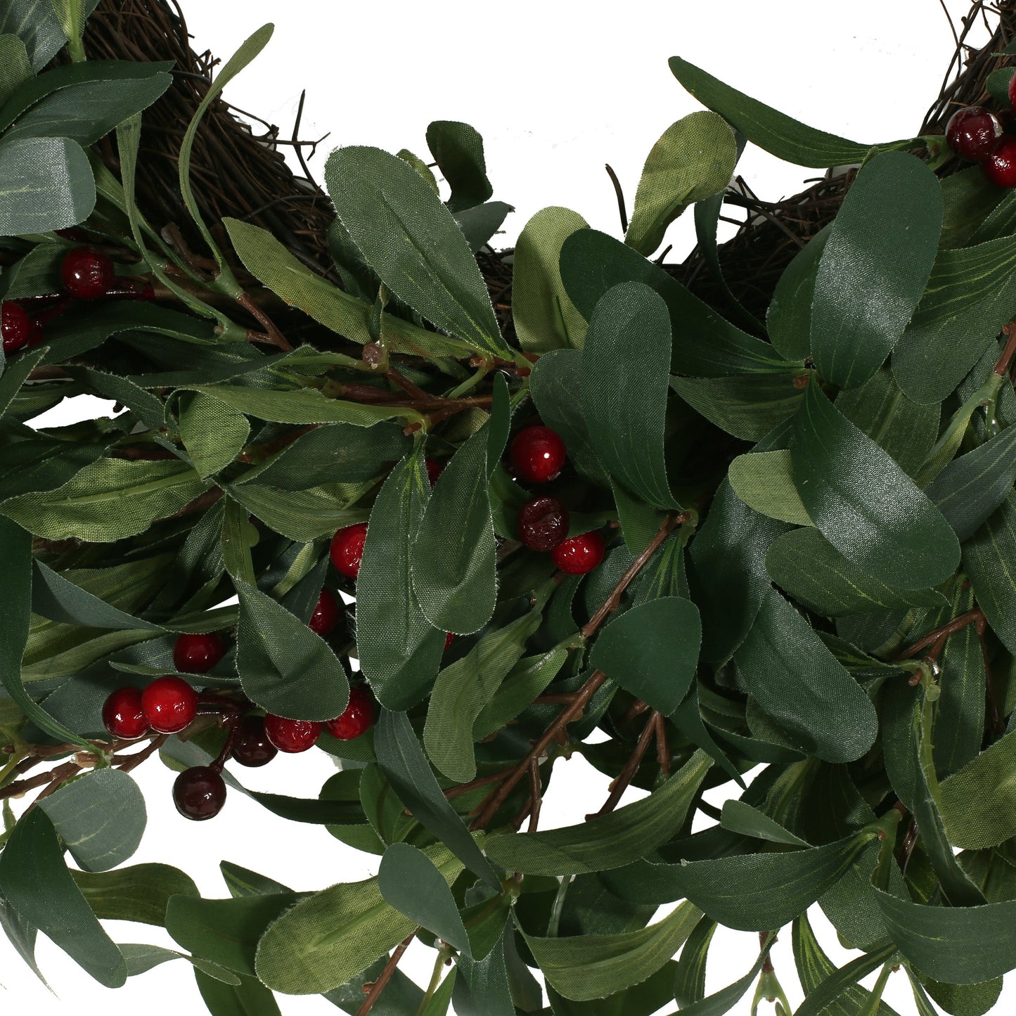 Zavin 25-inch Wreath Olive Leaf with Red Fruit