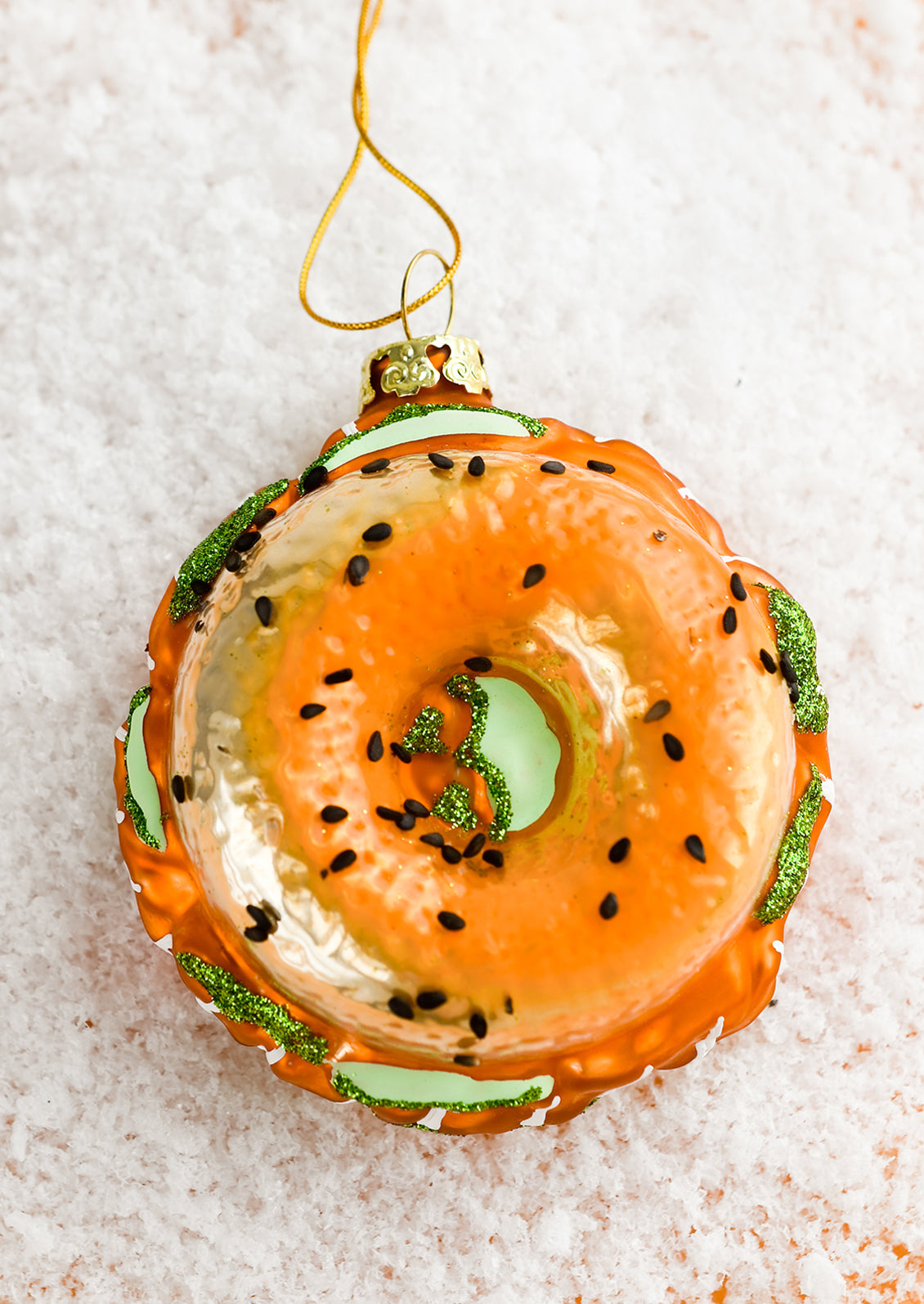 Bagel with Lox Ornament