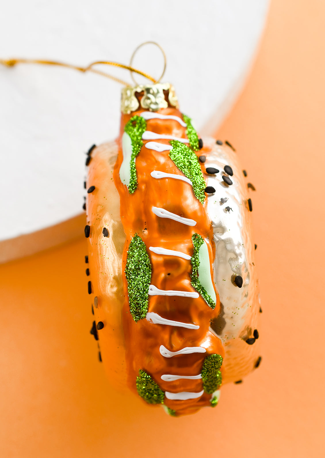 Bagel with Lox Ornament