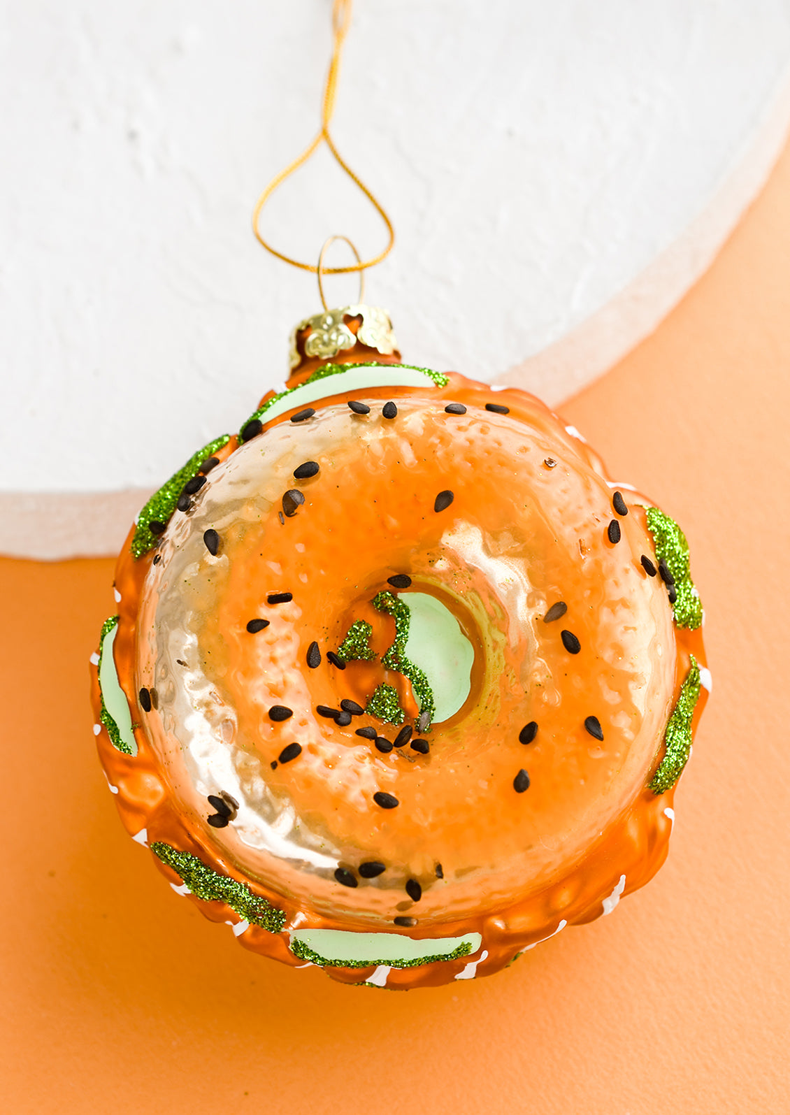 Bagel with Lox Ornament