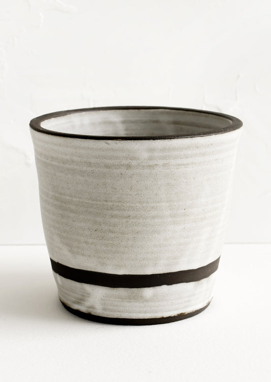 Banded Stripe Utensil Holder
