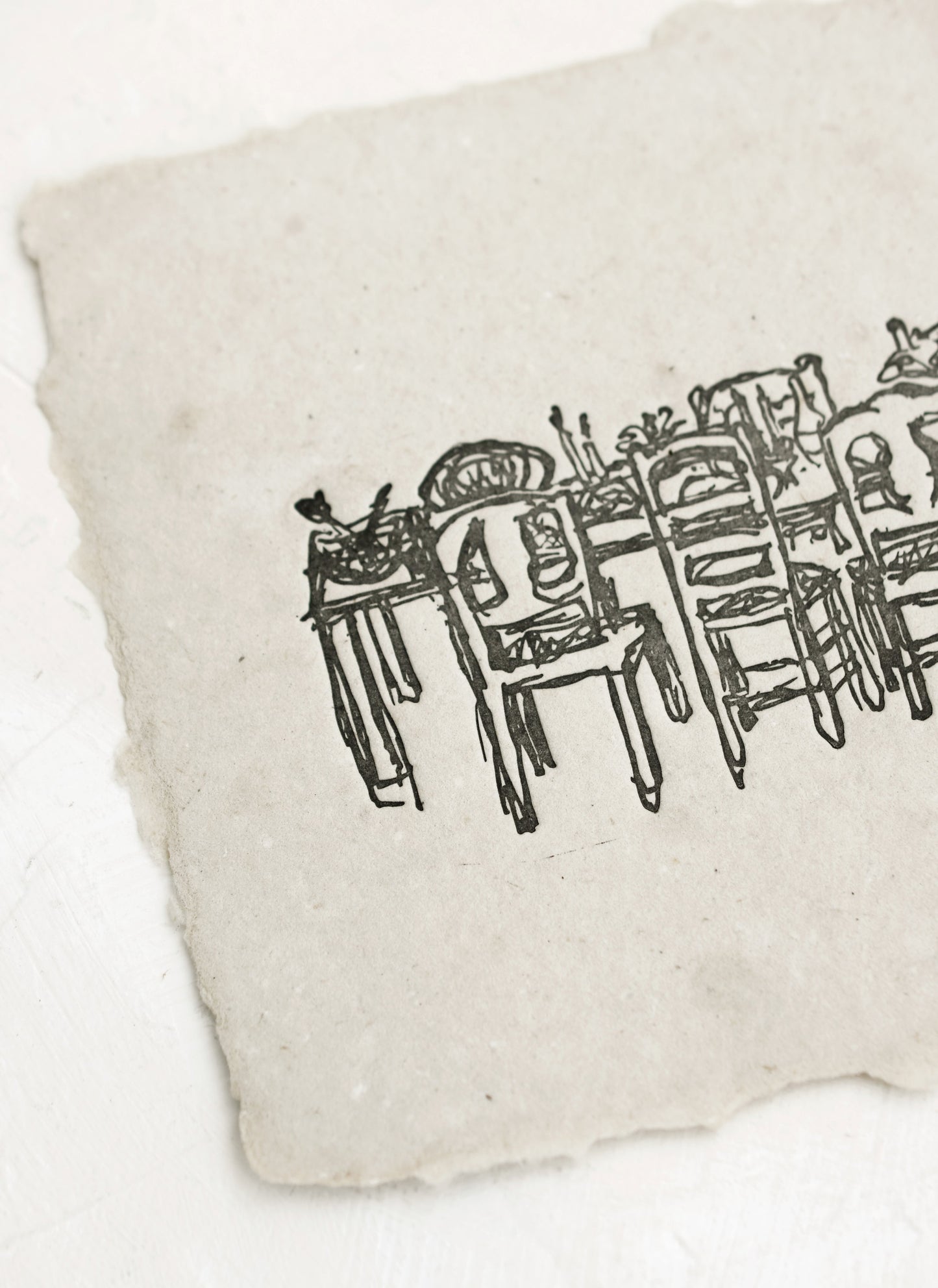 Banquet Table Print