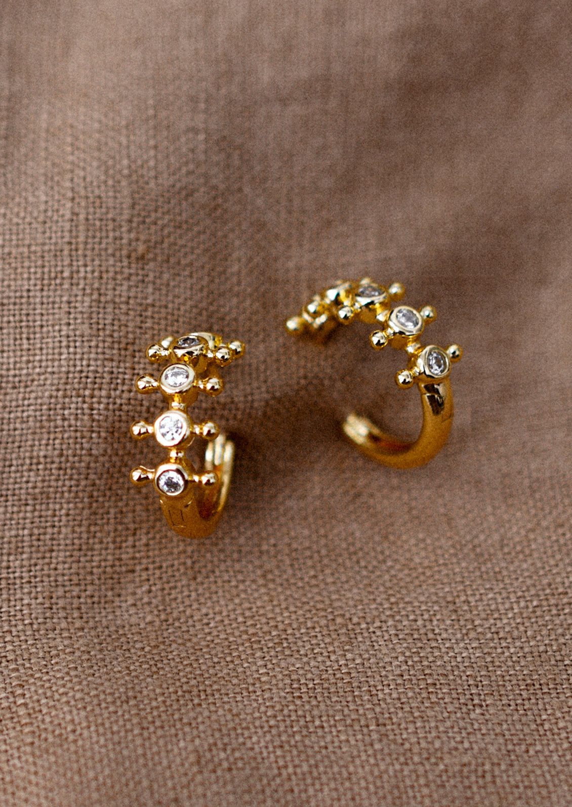 Bayu Huggie Hoop Earrings