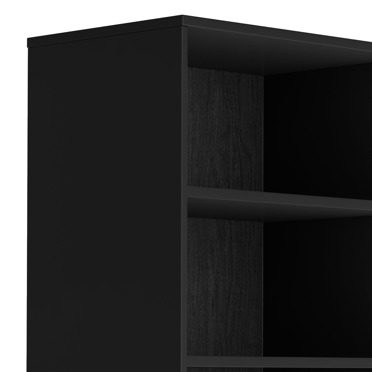 Enlighten Bookcase with 4 Shelves and Drawer